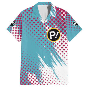 Chemise hawaïenne Néon FLCL Anime - Maison Otaku