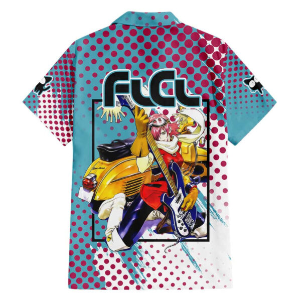 Chemise hawaïenne Néon FLCL Anime - Maison Otaku – Image 2