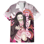 Chemise hawaïenne Nezuko Demon Slayer Anime – Maison Otaku
