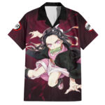 Chemise hawaïenne Nezuko Fighting Anime – Maison Otaku