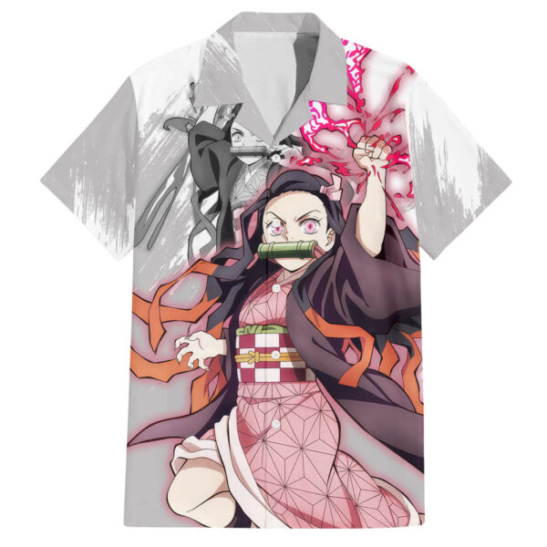Chemise hawaïenne Nezuko Demon Slayer - Maison Otaku