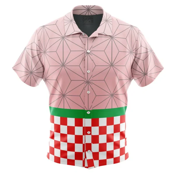 Chemise hawaïenne Nezuko Kamado Demon Slayer - Maison Otaku