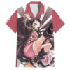 Chemise hawaïenne Nezuko Kamado - Maison Otaku