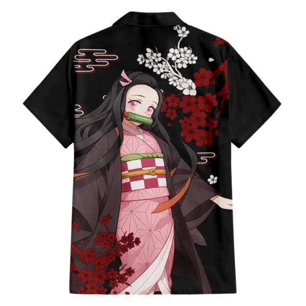 Chemise hawaïenne Nezuko Kamado Hoodie Demon Slayer - Maison Otaku – Image 2