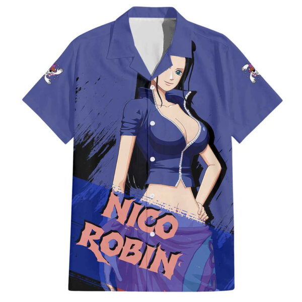 Chemise hawaïenne Nico Robin One Piece Anime - Maison Otaku