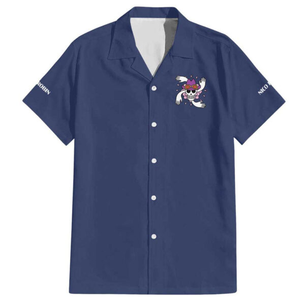Chemise hawaïenne Nico Robin équipe Chapeau de Paille One Piece Anime - Maison Otaku