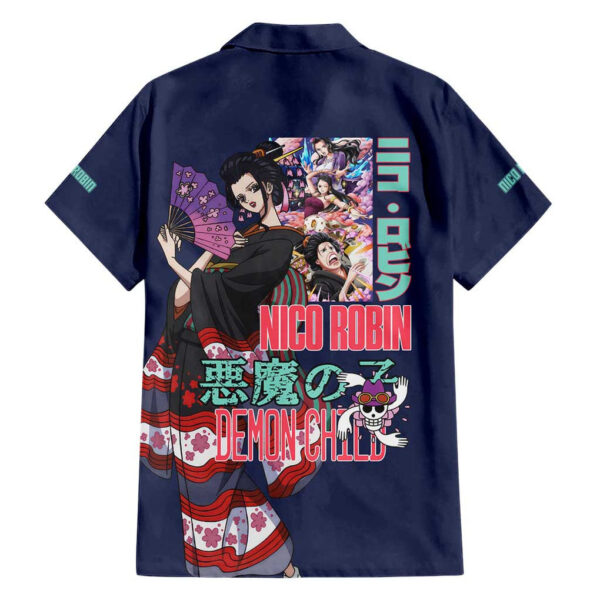 Chemise hawaïenne Nico Robin V2 One Piece Anime - Maison Otaku – Image 2
