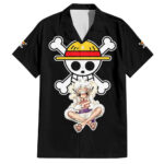 Chemise hawaïenne Luffy Gear 5 Nika One Piece Anime – Maison Otaku