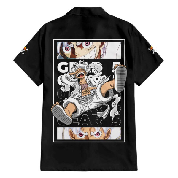 Chemise hawaïenne Luffy Gear 5 Nika One Piece Anime - Maison Otaku – Image 2