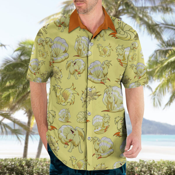 Chemise hawaïenne Ninetales motif - Maison Otaku – Image 3