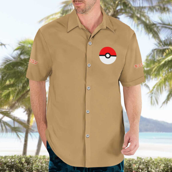 Chemise hawaïenne Ninetales Pokémon Anime - Maison Otaku – Image 3