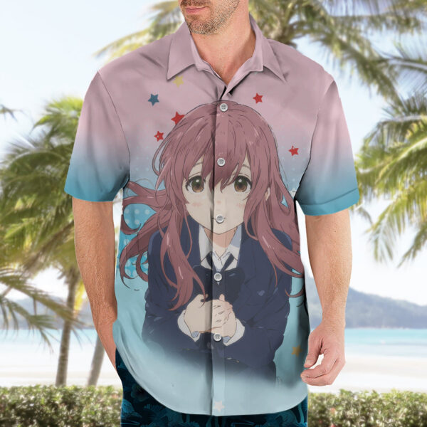 Chemise hawaïenne Nishimiya Shouko Silent Voice - Maison Otaku – Image 3