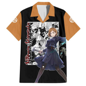 Chemise hawaïenne Nobara Kugisaki Jujutsu Kaisen Anime Manga Mix - Maison Otaku