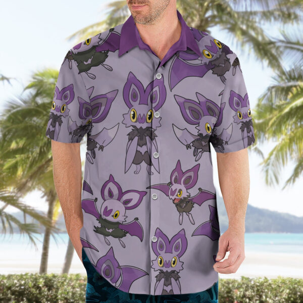 Chemise hawaïenne Noibat motif - Maison Otaku – Image 3