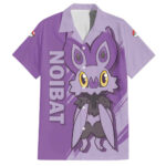 Chemise hawaïenne Noibat Pokémon Anime – Maison Otaku