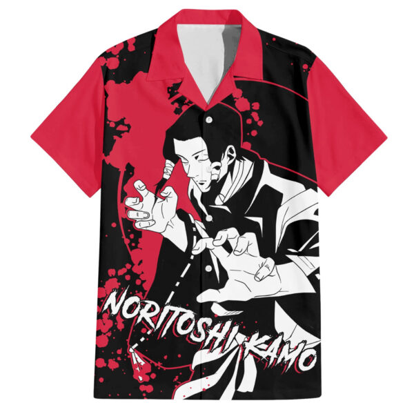 Chemise hawaïenne Noritoshi Kamo Jujutsu Kaisen Manga Style Art - Maison Otaku