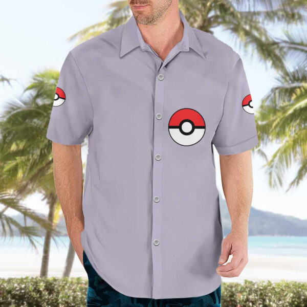 Chemise hawaïenne Pokémon type Normal Anime - Maison Otaku – Image 3
