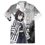 Chemise hawaïenne Obanai Iguro Demon Slayer Anime – Maison Otaku