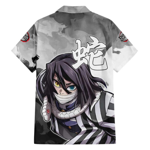 Chemise hawaïenne Obanai Iguro Demon Slayer Anime - Maison Otaku – Image 2