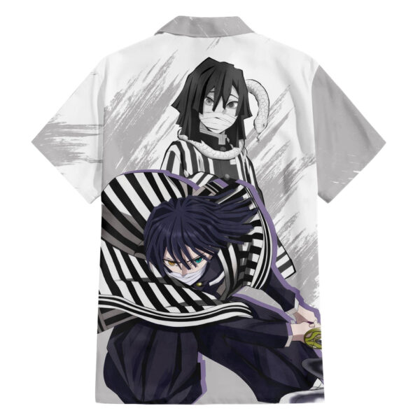 Chemise hawaïenne Obanai Iguro Demon Slayer - Maison Otaku – Image 2