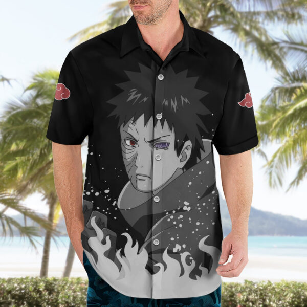 Chemise hawaïenne Obito Uchiha Naruto - Maison Otaku – Image 3