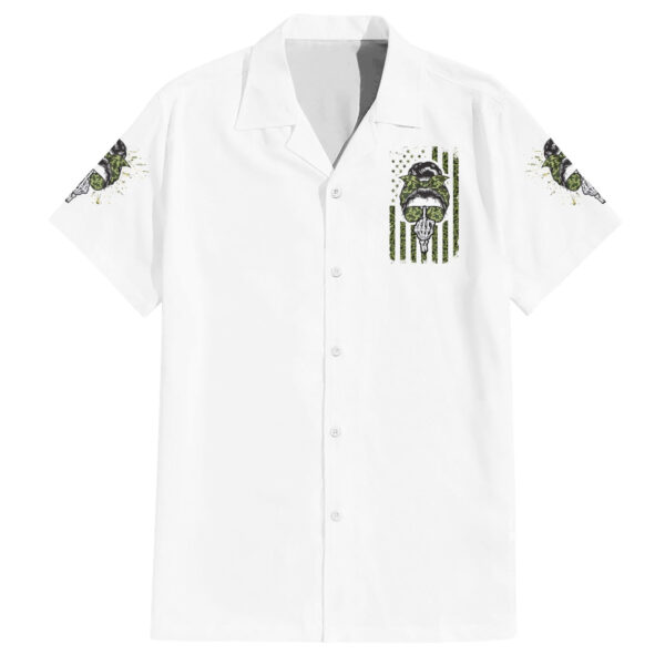 Chemise hawaïenne Oh je t’ai énervé Bun désordonné - Maison Otaku