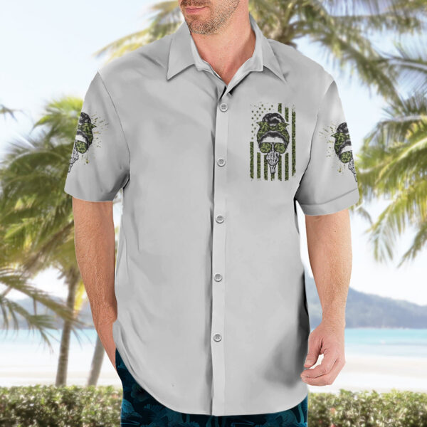 Chemise hawaïenne Oh je t’ai énervé Bun désordonné - Maison Otaku – Image 3