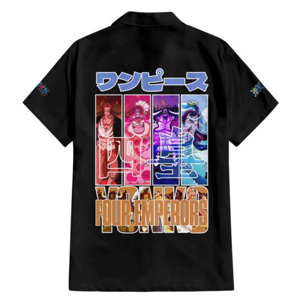 Chemise hawaïenne Ancienne génération Yonko One Piece Anime - Maison Otaku – Image 2