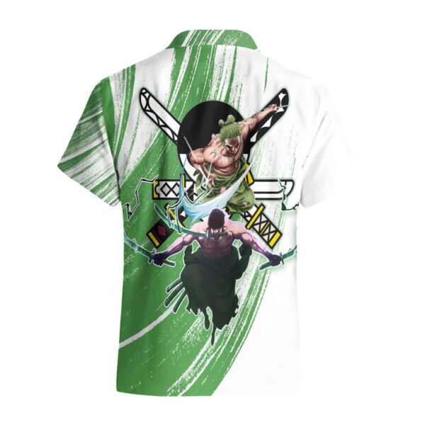 Chemise hawaïenne One Piece Roronoa Zoro Wano épéiste - Maison Otaku – Image 3
