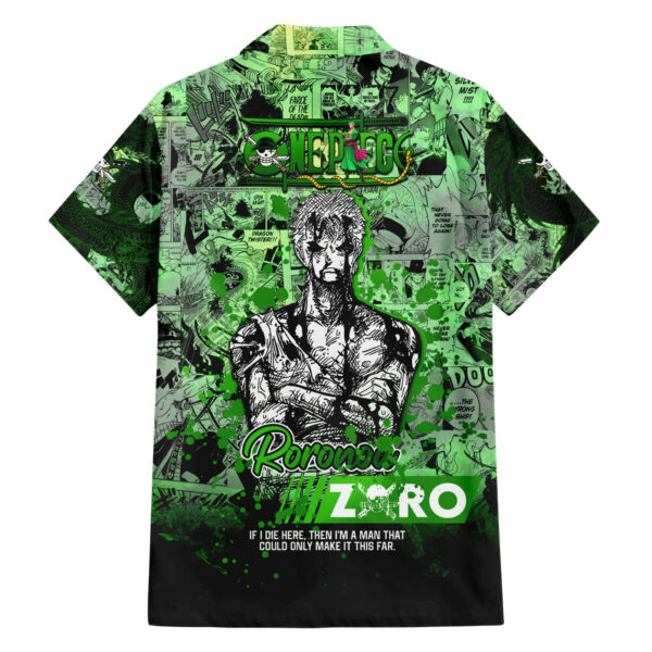 Chemise hawaïenne One Piece Roronoa Zoro tornade de dragon style - Maison Otaku – Image 2