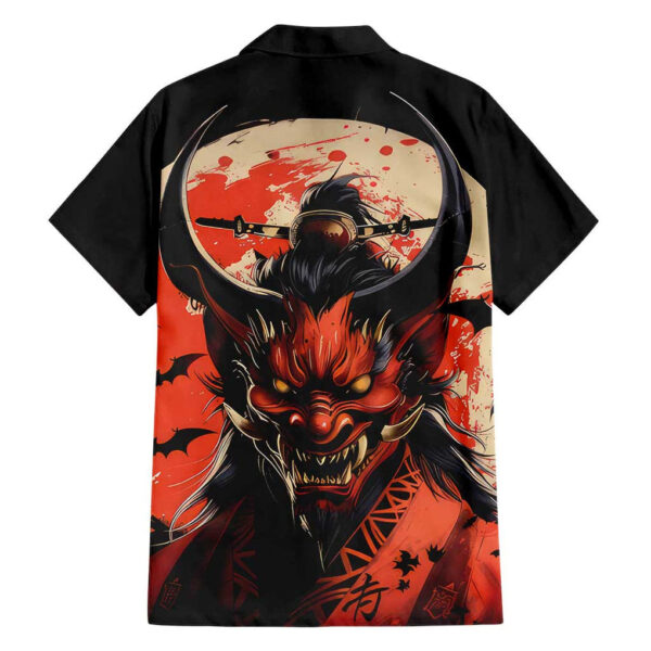 Chemise hawaïenne Oni démon art japonais - Maison Otaku – Image 2