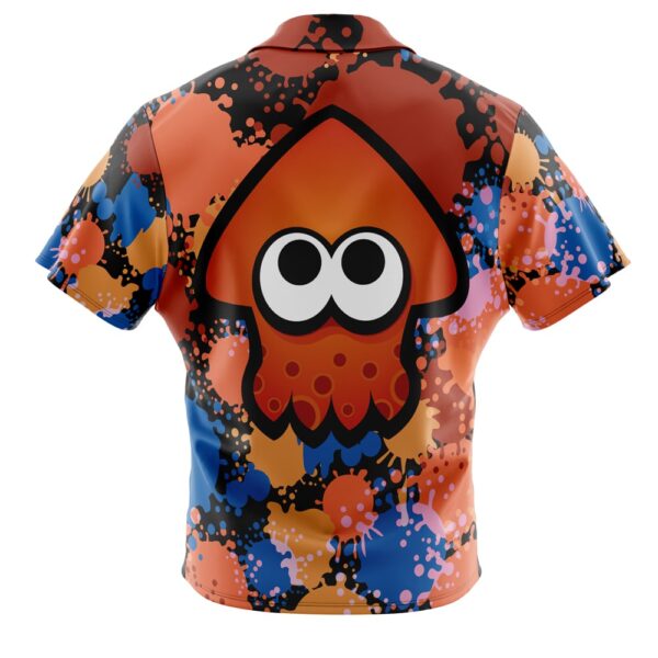 Chemise hawaïenne Calmar Orange Aloha Splatoon - Maison Otaku – Image 2