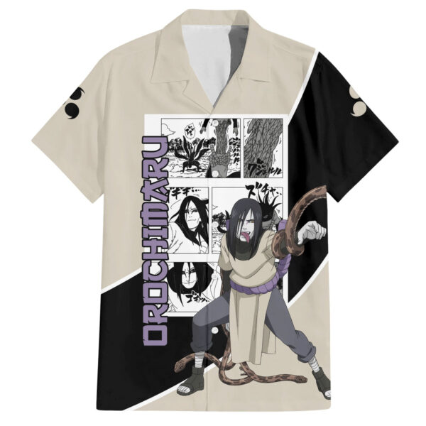 Chemise hawaïenne Orochimaru Naruto Anime Manga Mix - Maison Otaku