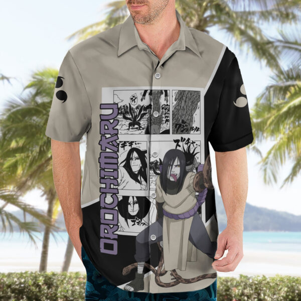 Chemise hawaïenne Orochimaru Naruto Anime Manga Mix - Maison Otaku – Image 3