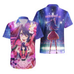 Chemise hawaïenne Oshi no Ko Anime Hoshino Ai On Stage – Maison Otaku