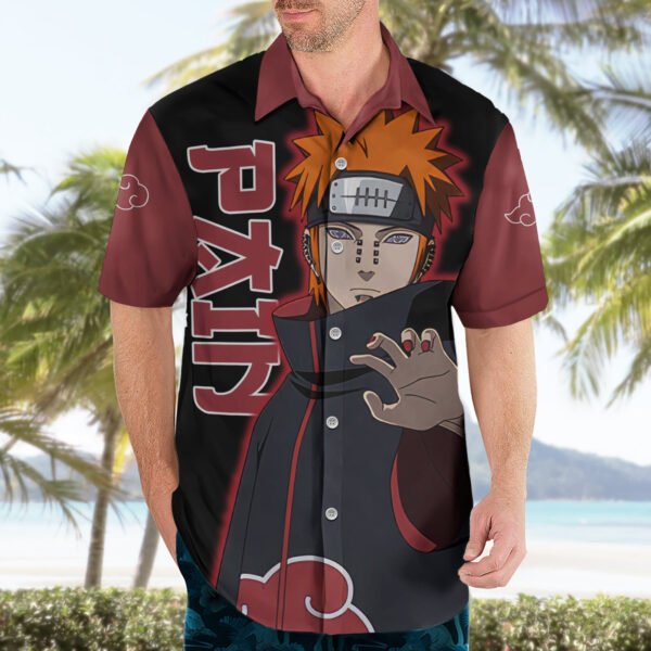Chemise hawaïenne Pain Akatsuki Naruto Anime - Maison Otaku – Image 3