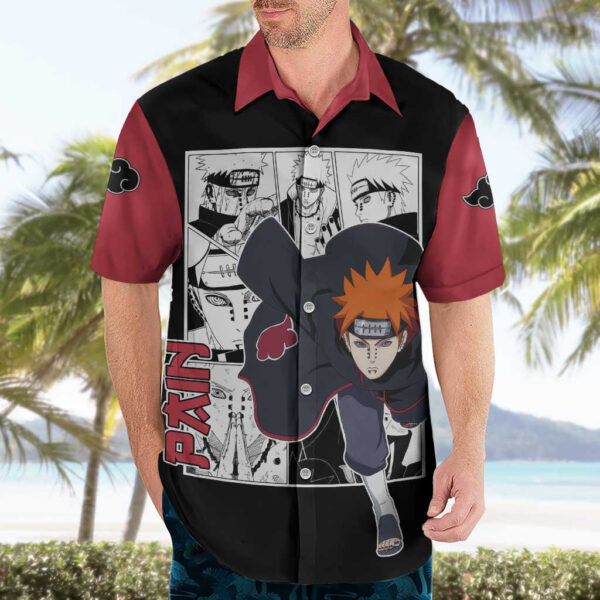 Chemise hawaïenne Pain Naruto Anime Manga Mix - Maison Otaku – Image 3