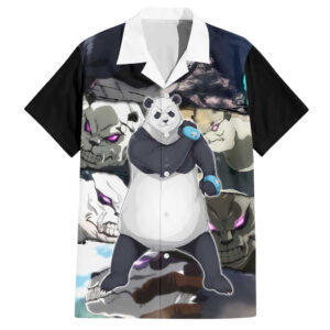 Chemise hawaïenne Panda Jujutsu Kaisen Anime - Maison Otaku
