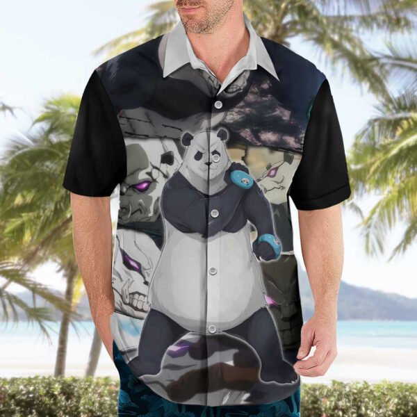 Chemise hawaïenne Panda Jujutsu Kaisen Anime - Maison Otaku – Image 3