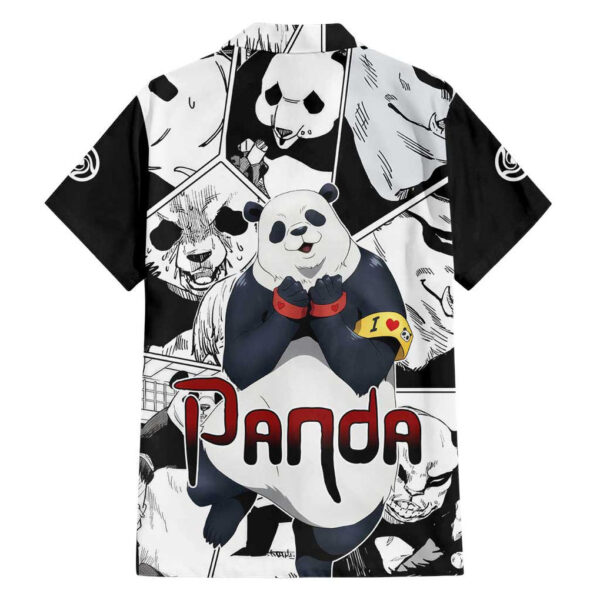 Chemise hawaïenne Panda Jujutsu Kaisen Japan Anime - Maison Otaku – Image 2