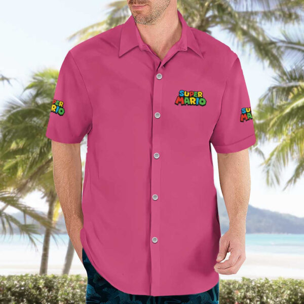 Chemise hawaïenne Peach Mario Bros Anime - Maison Otaku – Image 3
