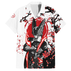 Chemise hawaïenne Perfect Cell style Anime - Maison Otaku