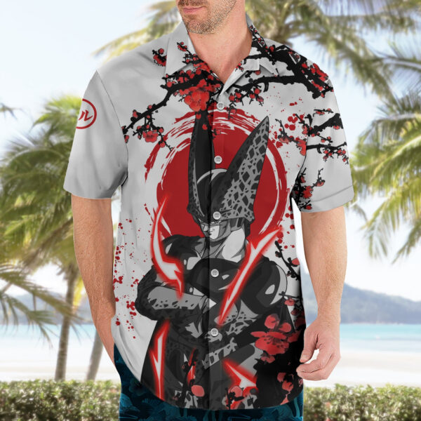 Chemise hawaïenne Perfect Cell style Anime - Maison Otaku – Image 3