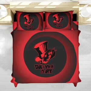 Housse De Couette Persona 5 Take Your Heart Parure de lit Ensemble De Literie