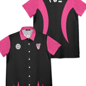 Chemise hawaïenne Uniforme Pokémon personnalisé sombre - Maison Otaku