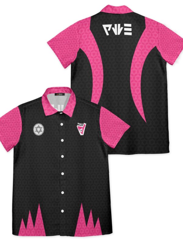 Chemise hawaïenne Uniforme Pokémon personnalisé sombre - Maison Otaku