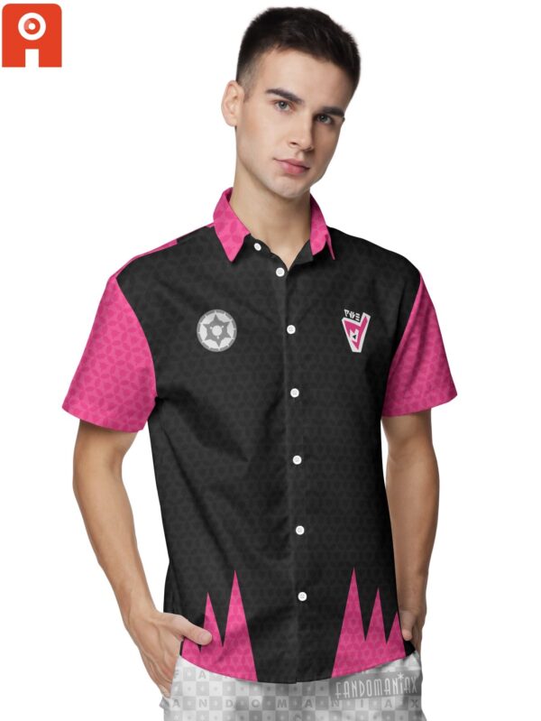 Chemise hawaïenne Uniforme Pokémon personnalisé sombre - Maison Otaku – Image 2