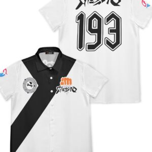 Chemise hawaïenne Uniforme Pokémon personnalisé combat - Maison Otaku