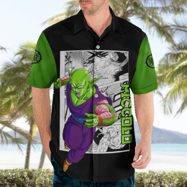 Chemise hawaïenne Piccolo Dragon Ball Anime Mix Manga - Maison Otaku – Image 3