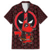 Chemise hawaïenne Pikachu Deadpool Anime Mix Comic - Maison Otaku